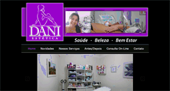 Desktop Screenshot of daniestetica.com.br
