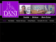 Tablet Screenshot of daniestetica.com.br